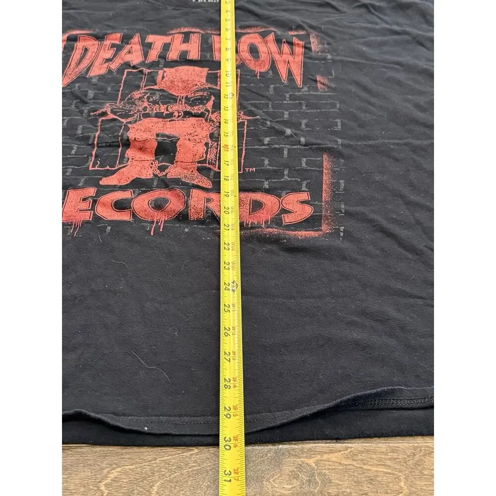 Death Row Records Mens Black Graphic Print Short Sleeve T-Shirt Size 4X - Picture 6 of 7